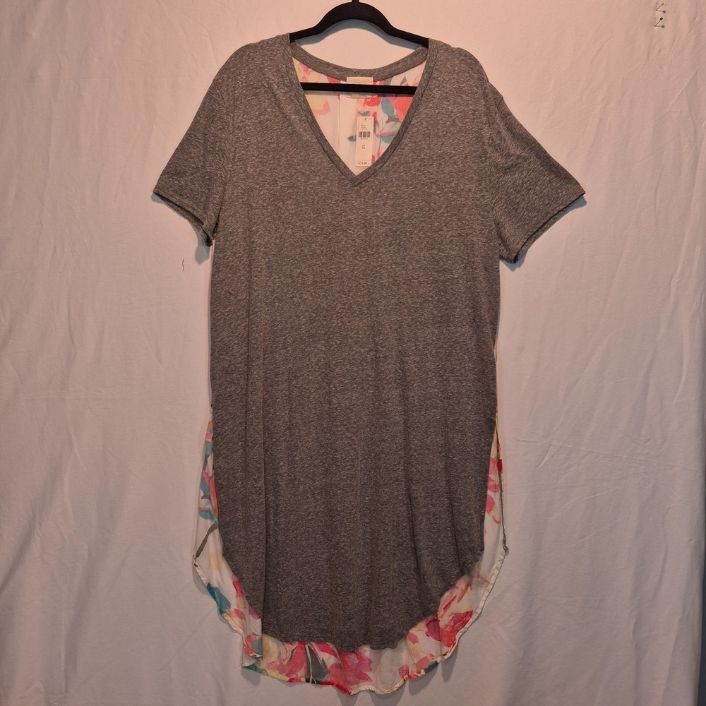 NWT T.La by Anthropologie Dress Women L Effortless Casual Artisanal Boho-Chic